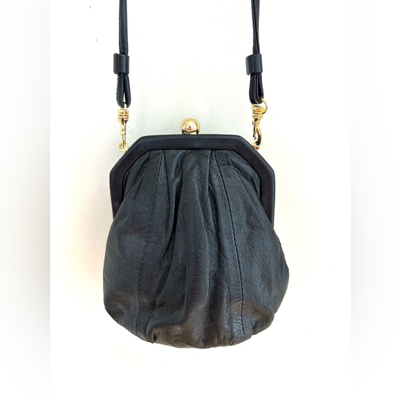 Vintage Rare Tannery West Leather Pouch Bag with Removable Straps - Picture 5 of 10